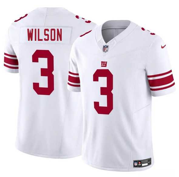 Men & Women & Youth New York Giants #3 Russell Wilson White 2025 F.U.S.E. Vapor Untouchable Limited Stitched Jersey->new york giants->NFL Jersey